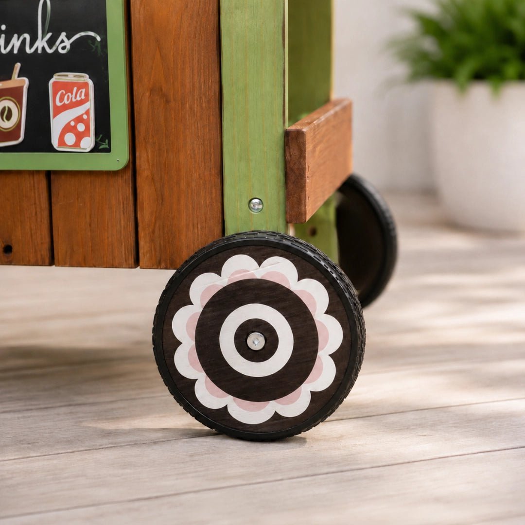 Houten Speelgoedwinkeltje en Marktkraam met Accessoires vanaf 3 Jaar - Baby Doo