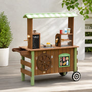 Houten Speelgoedwinkeltje en Marktkraam met Accessoires vanaf 3 Jaar - Baby Doo