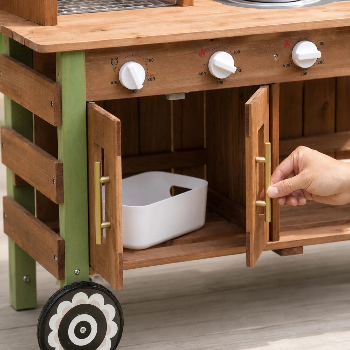 Houten Speelgoedwinkeltje en Marktkraam met Accessoires vanaf 3 Jaar - Baby Doo