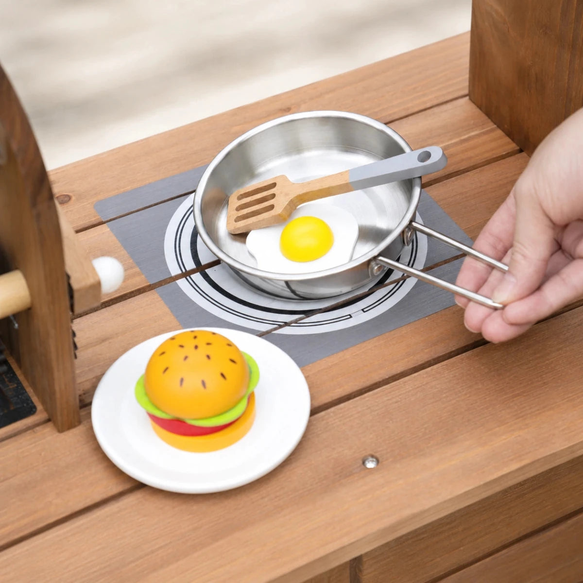 Houten Speelgoedwinkeltje en Marktkraam met Accessoires vanaf 3 Jaar - Baby Doo