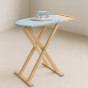 Houten Strijkset Kind | Speelgoed Strijkijzer & Strijkplank | Montessori Huishouden - Baby Doo