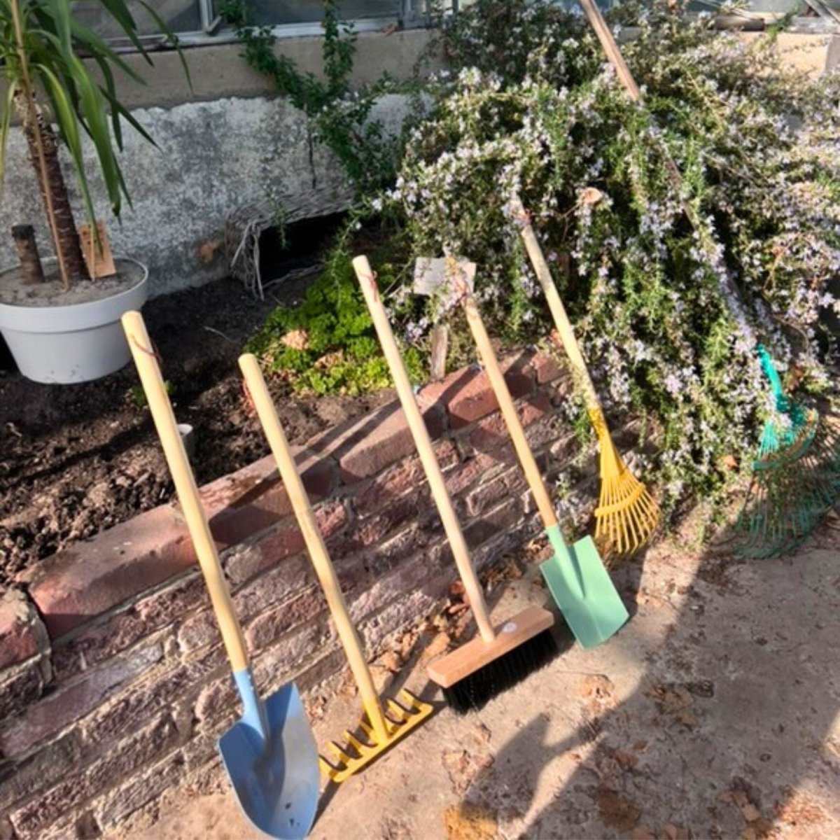 Houten Tuingereedschapset Kind | Buitenspeelgoed | Speelgoed voor Tuin - Baby Doo