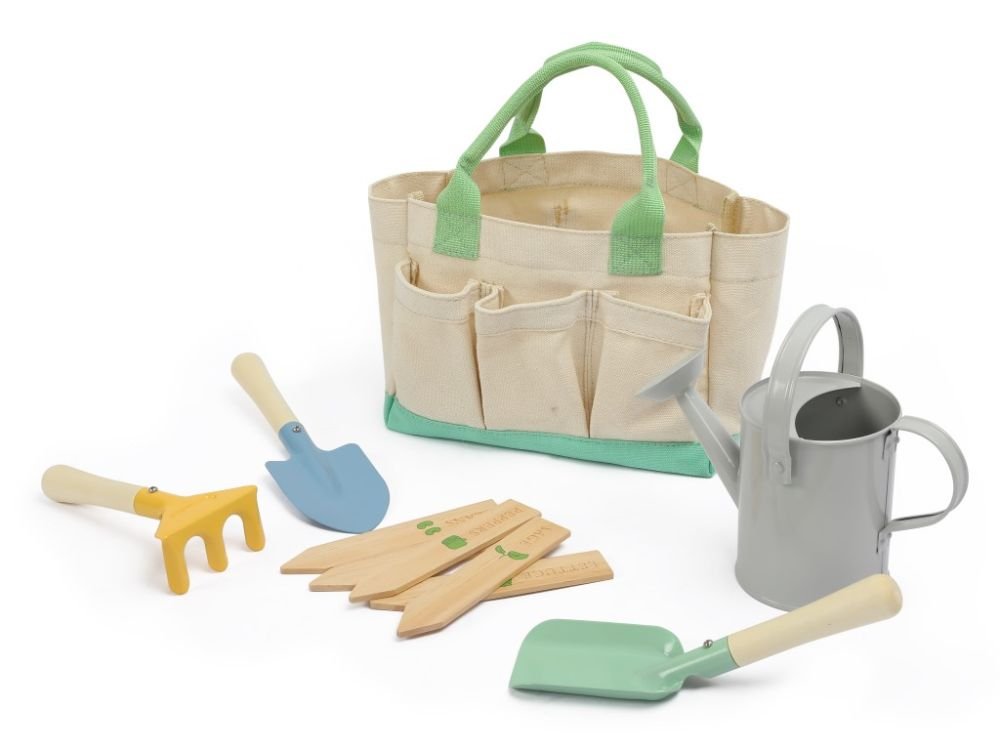 Houten Tuinierset Kind | Buitenspeelgoed | Speelgoed voor in de Tuin - Baby Doo