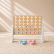 Houten Vier op een Rij | Gezelschapsspel voor Kinderen - Baby Doo