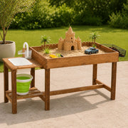 Houten Zandtafel met Waterbak en Accessoires vanaf 3 Jaar - Baby Doo