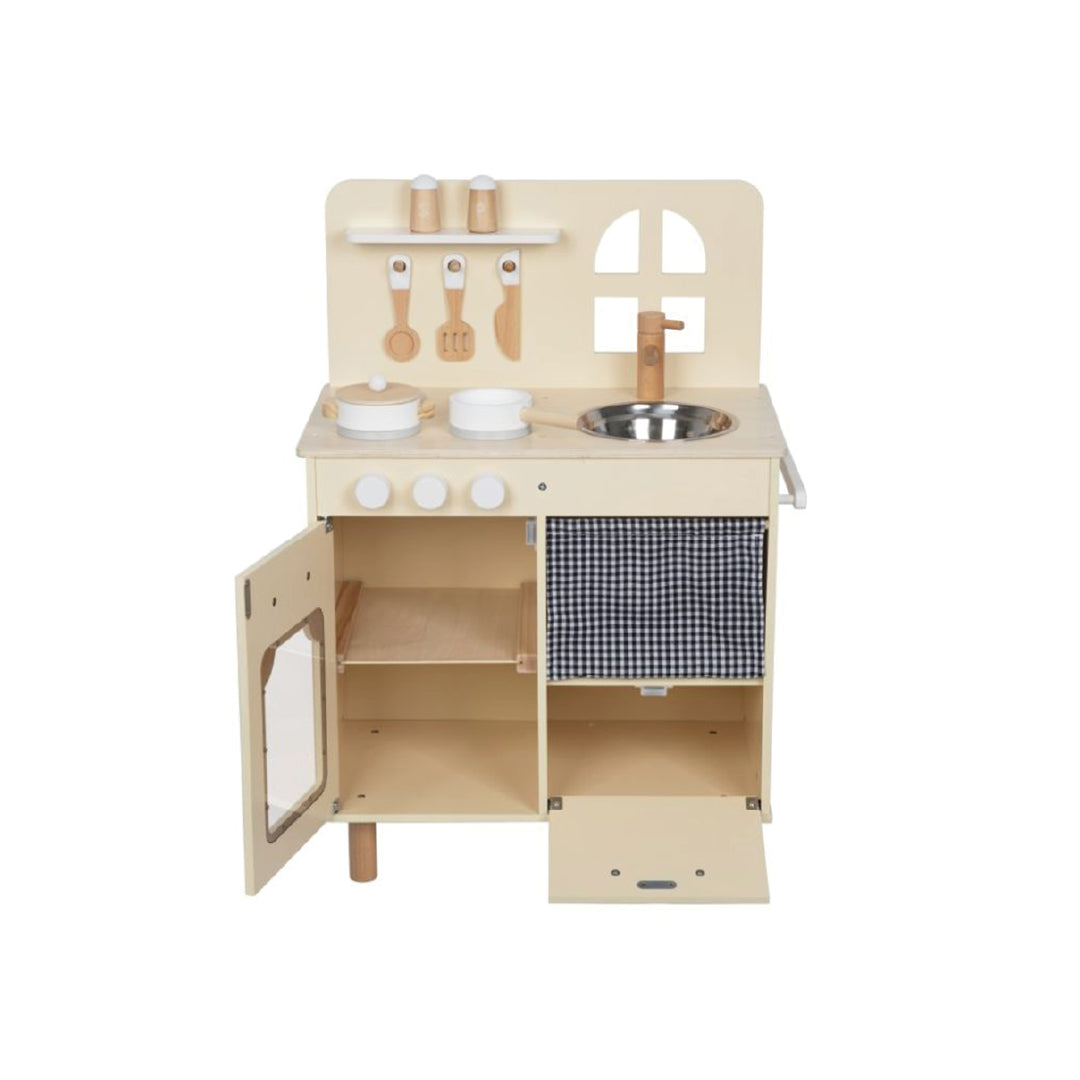Houten Speelkeuken | Compact | Inclusief 7 Accessoires