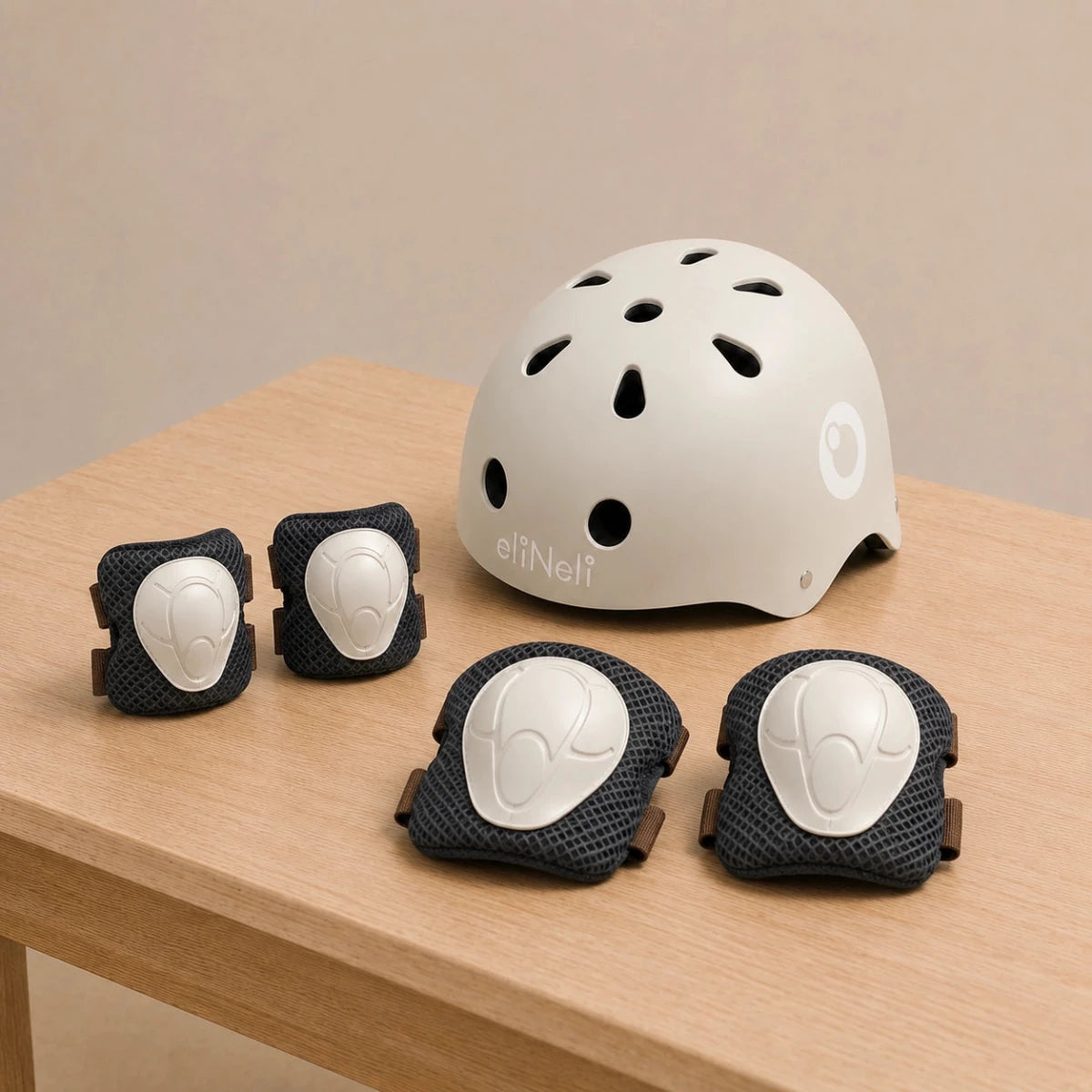 Kinderhelm met Knie- en Elleboogbeschermers vanaf 1 Jaar - Baby Doo