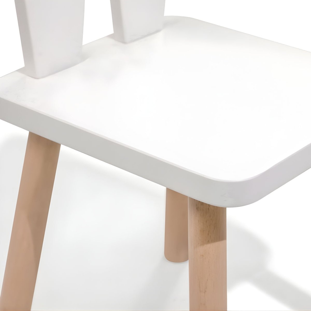 Kindertafel met Stoel | Meegroei Kinder Tafel en Stoel Set met Konijnenoren - Baby Doo