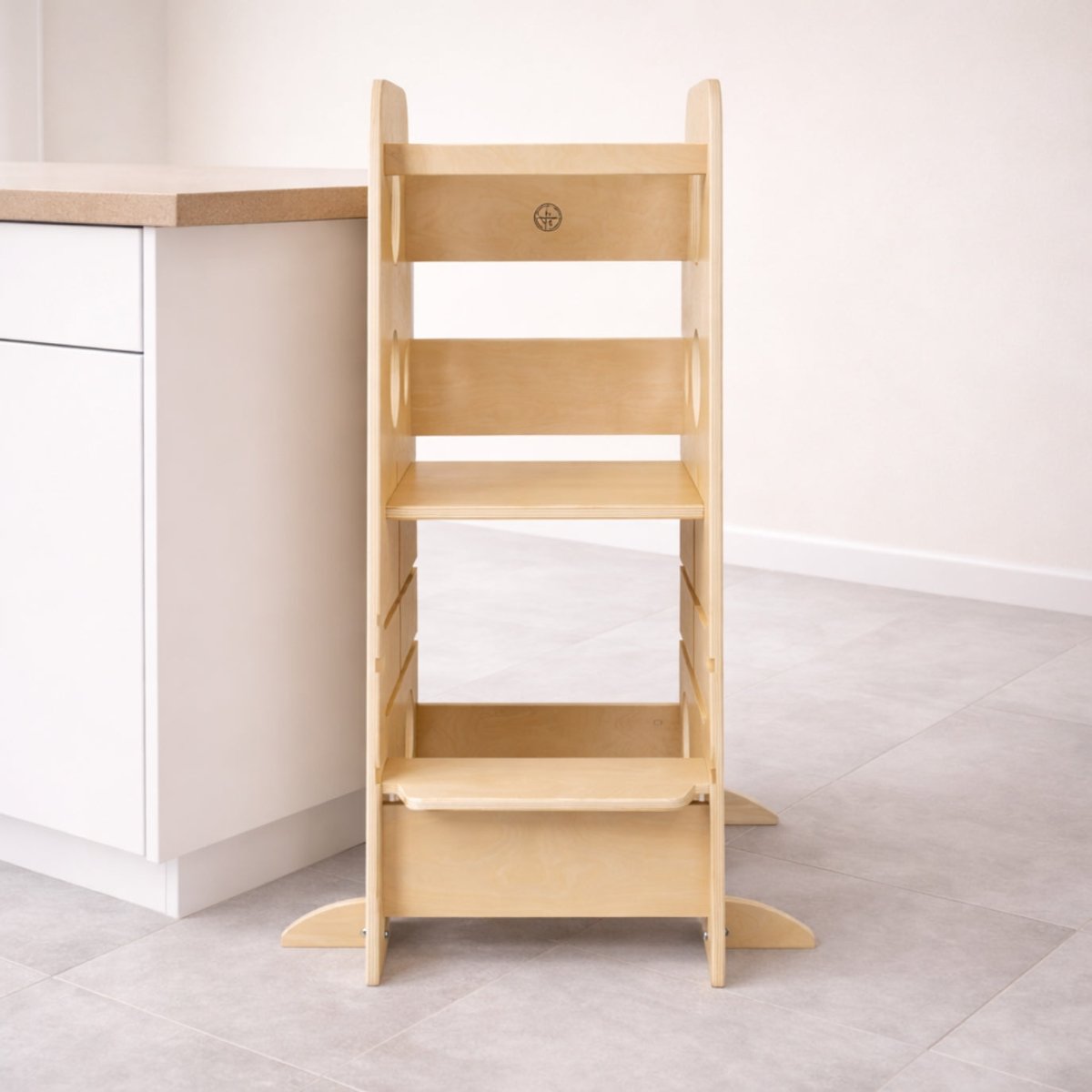 Leertoren 3 - in - 1 | Montessori Meegroei Leertoren & Kindertafel met Stoel vanaf 1 Jaar - Baby Doo