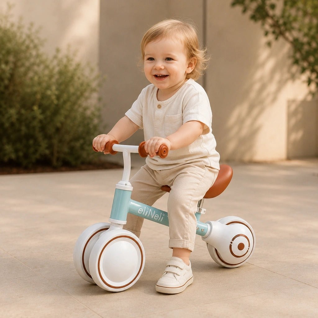 Loopfiets 1 Jaar met 3 Wielen en Verstelbaar Zadel - Baby Doo