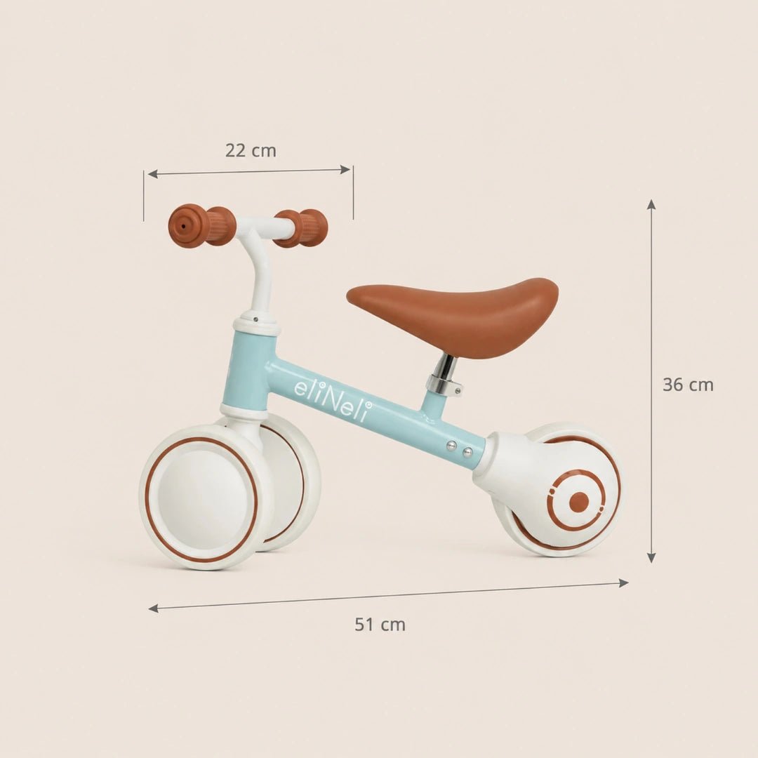 Loopfiets 1 Jaar met 3 Wielen en Verstelbaar Zadel - Baby Doo