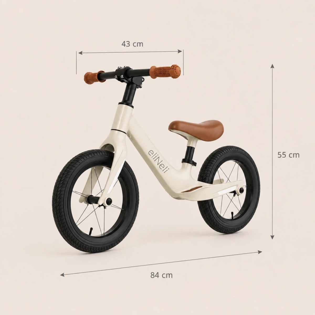 Loopfiets 2 Jaar met Luchtbanden – Lichtgewicht Magnesium Frame - Baby Doo
