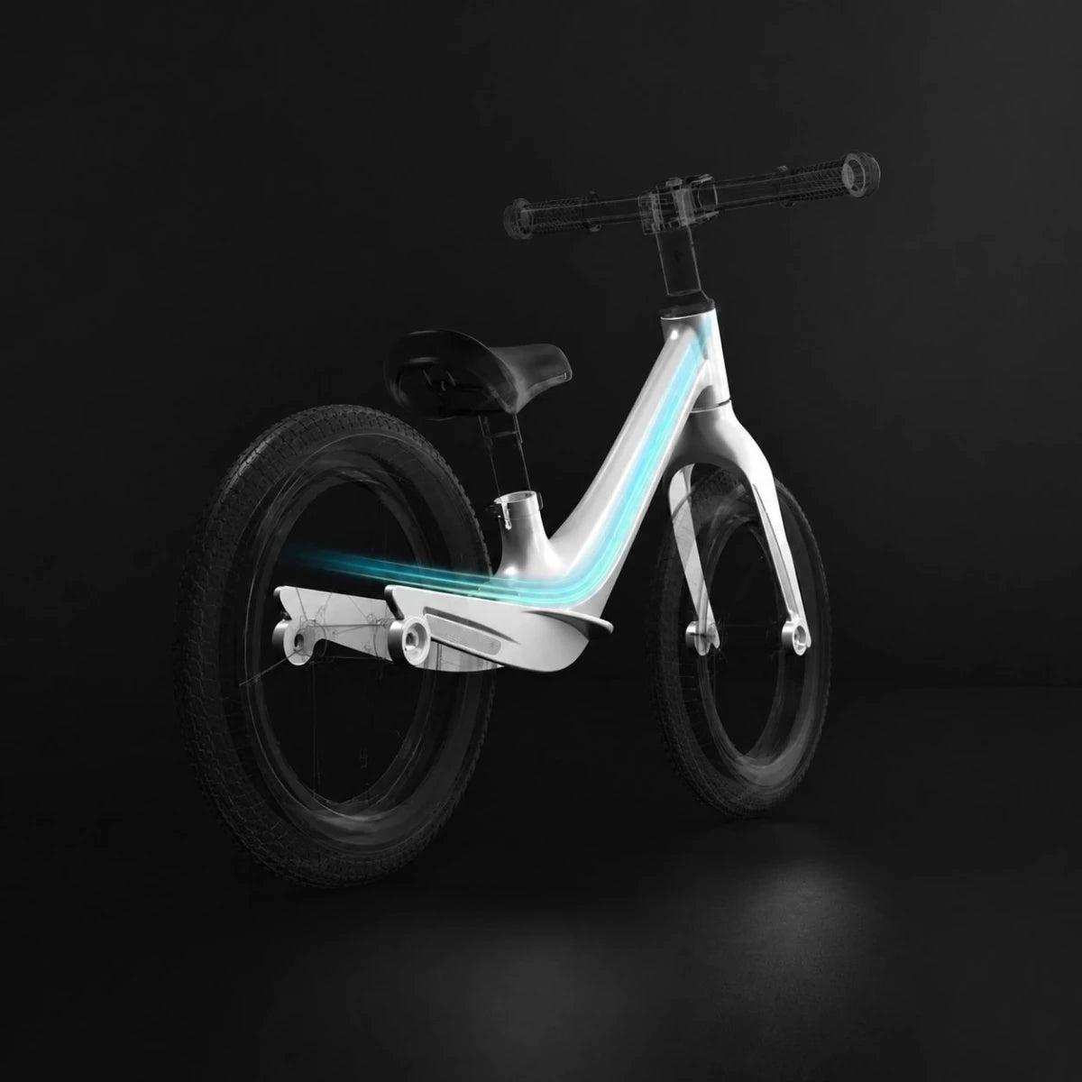 Loopfiets 2 Jaar met Luchtbanden – Lichtgewicht Magnesium Frame - Baby Doo