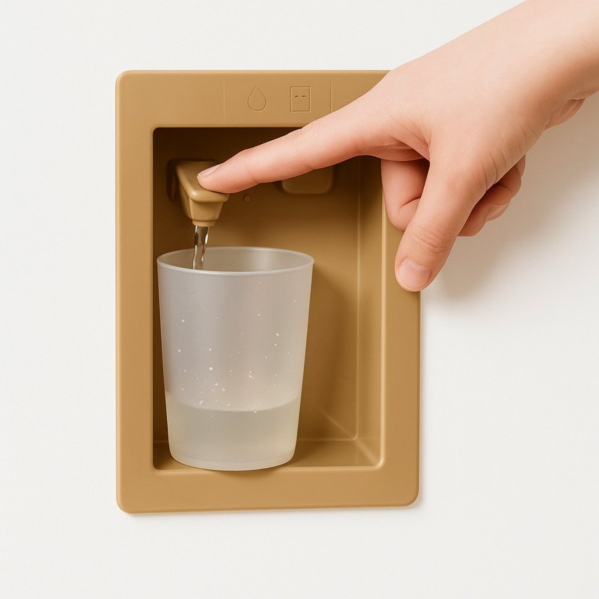 Luxe Houten Speelgoed Keuken met Licht, Geluid & Stoom | Kinderkeuken met Echte Effecten & Accessoires | Crème Goud | Vanaf 3 Jaar - Baby Doo