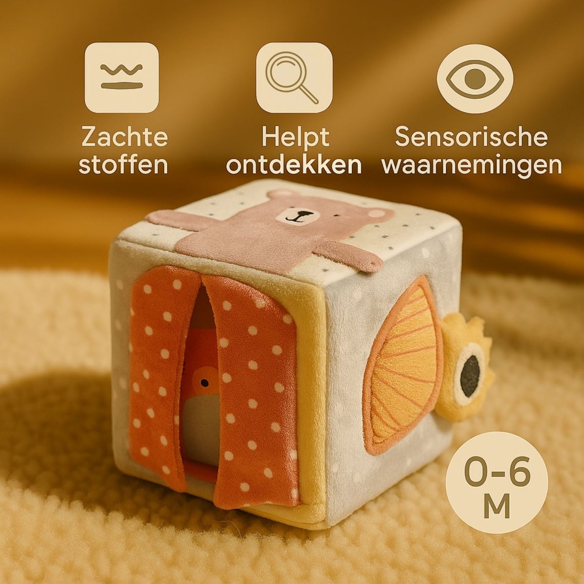 Montessori Set | Educatief Baby Speelgoed | Kraamcadeau | Vanaf 0 jaar - Baby Doo
