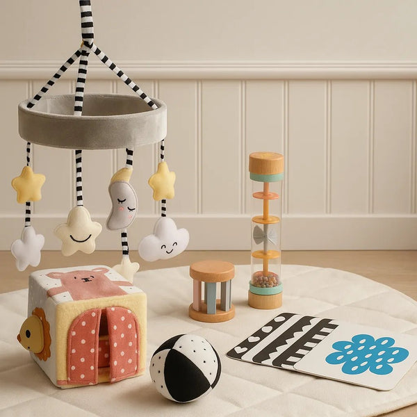 Montessori Set | Educatief Baby Speelgoed | Kraamcadeau | Vanaf 0 jaar - Baby Doo
