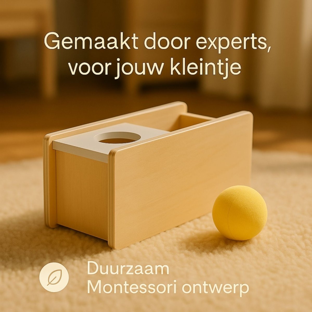 Montessori Set | Educatief Houten Baby Speelgoed | Vanaf 6 Maanden - Baby Doo