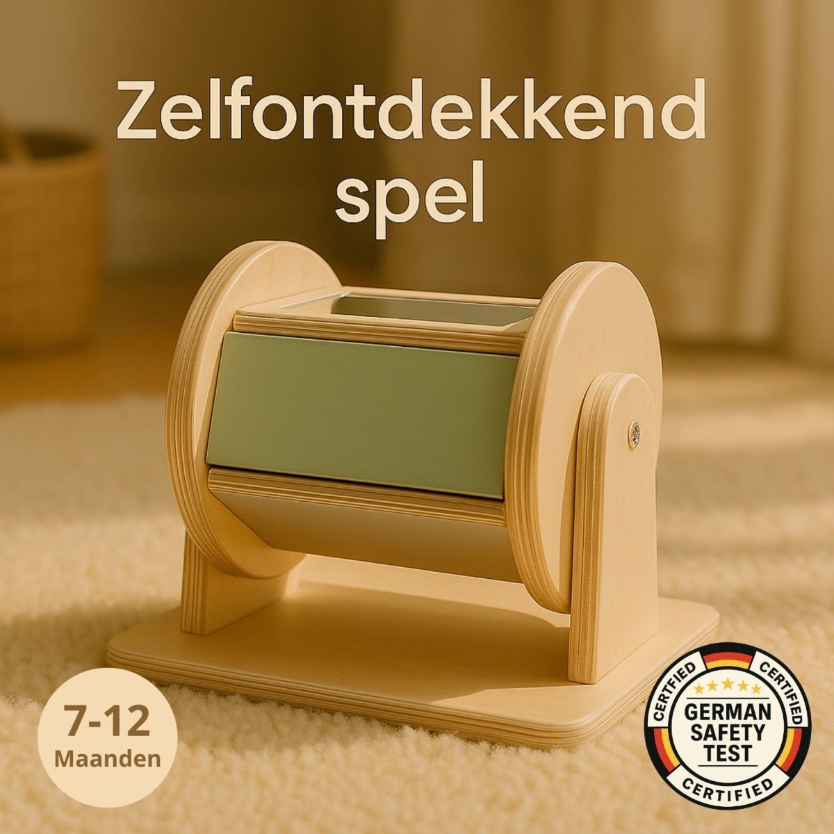 Montessori Set | Educatief Houten Baby Speelgoed | Vanaf 6 Maanden - Baby Doo