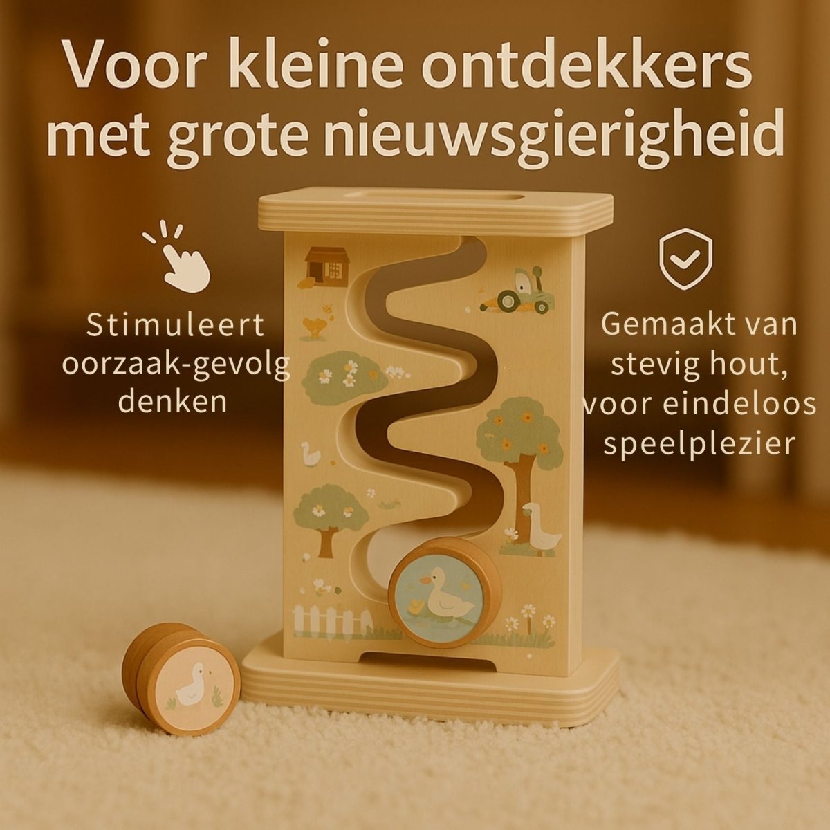 Montessori Set | Educatief Houten Speelgoed | Vanaf 1 Jaar - Baby Doo