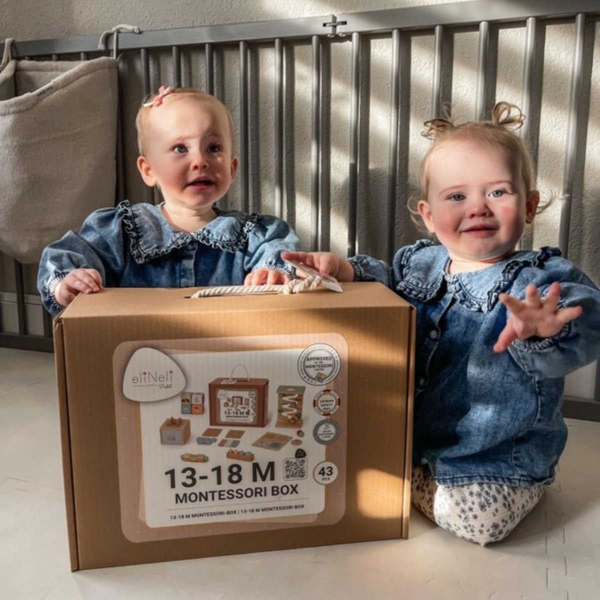 Montessori Set | Educatief Houten Speelgoed | Vanaf 1 Jaar - Baby Doo