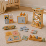 Montessori Set | Educatief Houten Speelgoed | Vanaf 1 Jaar - Baby Doo