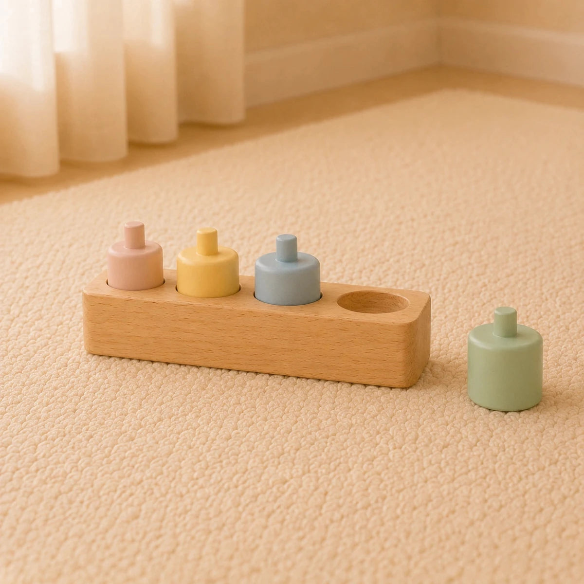 Montessori Set | Educatief Houten Speelgoed | Vanaf 1 Jaar - Baby Doo