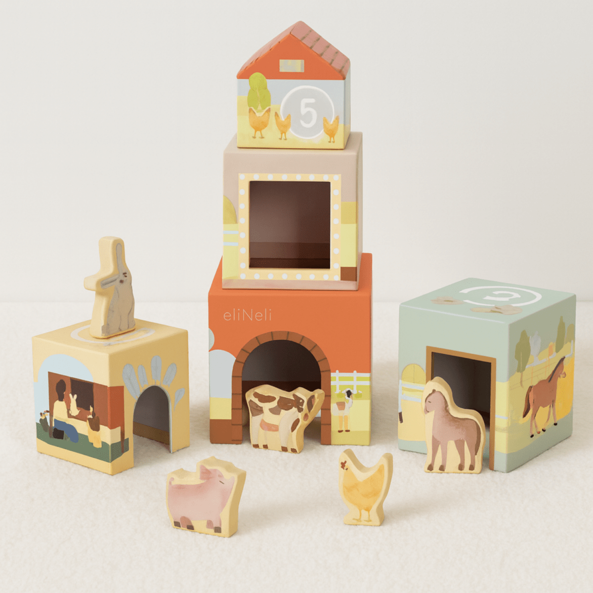 Montessori Set | Educatief Houten Speelgoed | Vanaf 1,5 Jaar - Baby Doo