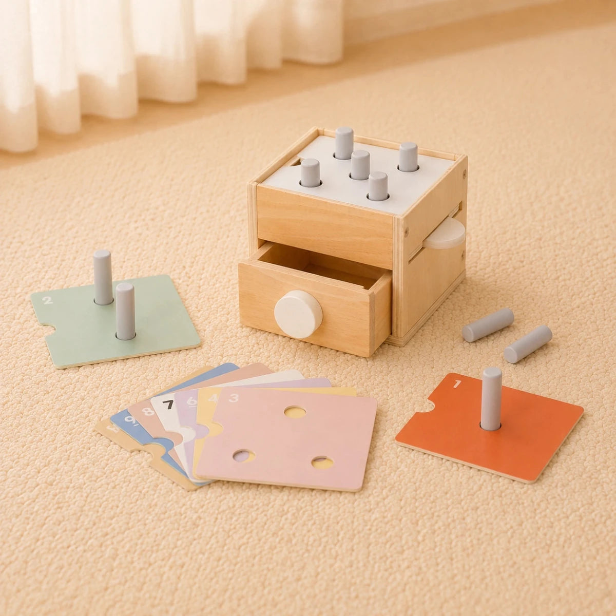 Montessori Set | Educatief Houten Speelgoed | Vanaf 2 Jaar - Baby Doo