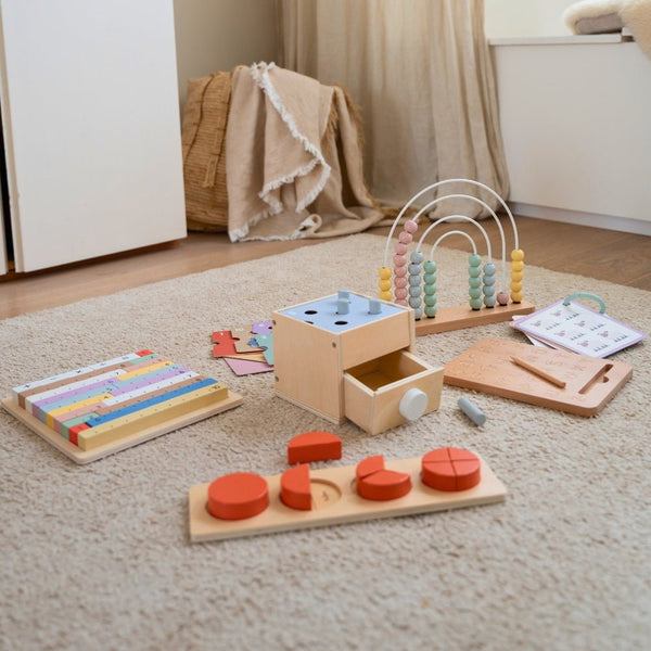 Montessori Set | Educatief Houten Speelgoed | Vanaf 2 Jaar - Baby Doo