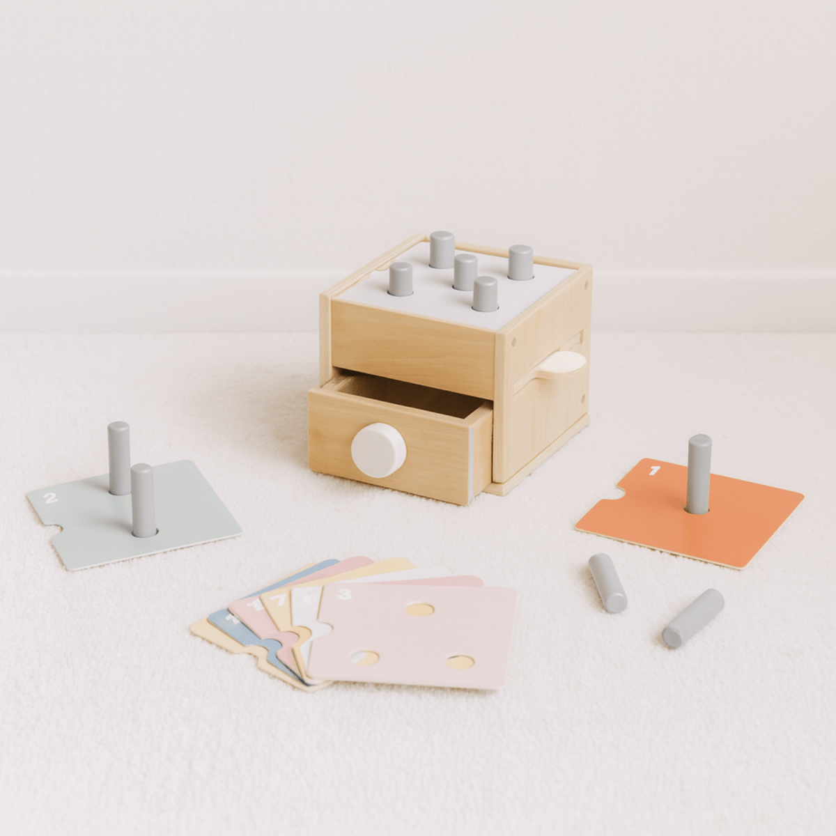 Montessori Set | Educatief Houten Speelgoed | Vanaf 2 Jaar - Baby Doo