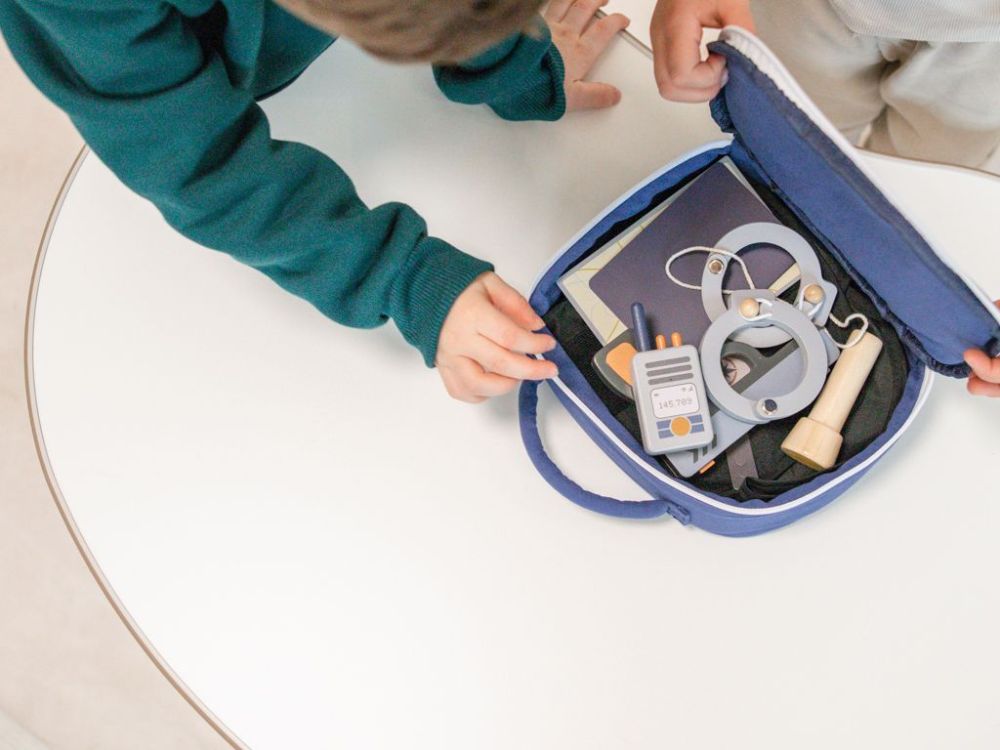 Politieset Kind | Rollenspel Speelgoed Politie | Compleet met Vest & Accessoires - Baby Doo