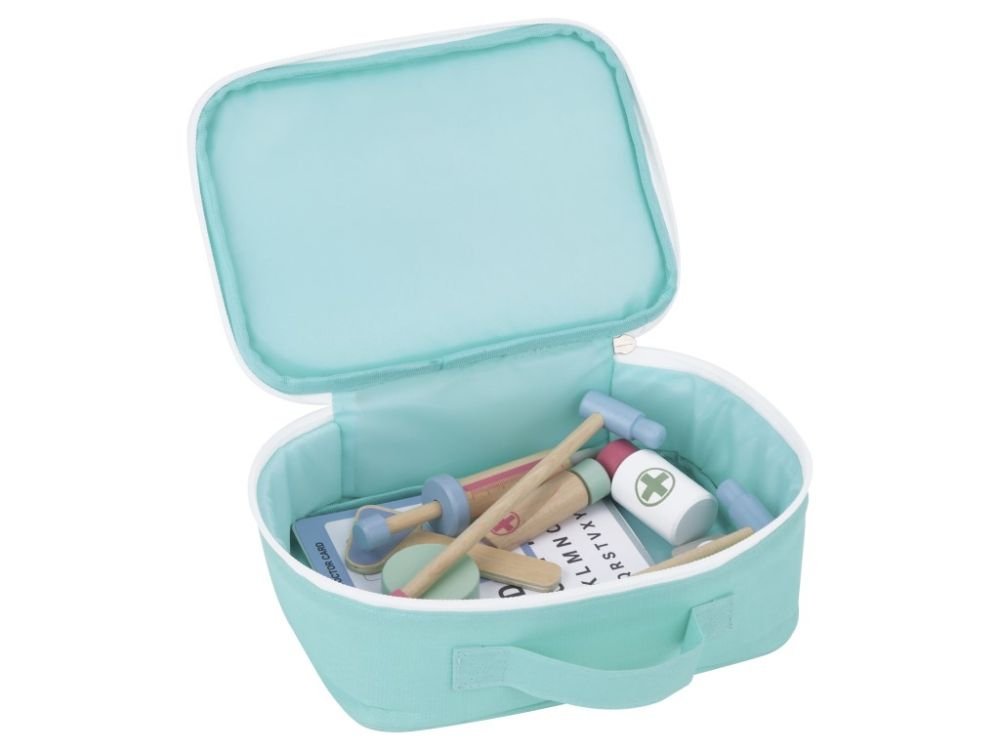 Rollenspel Speelgoed | Houten Dokterset met Koffer & Accessoires - Baby Doo