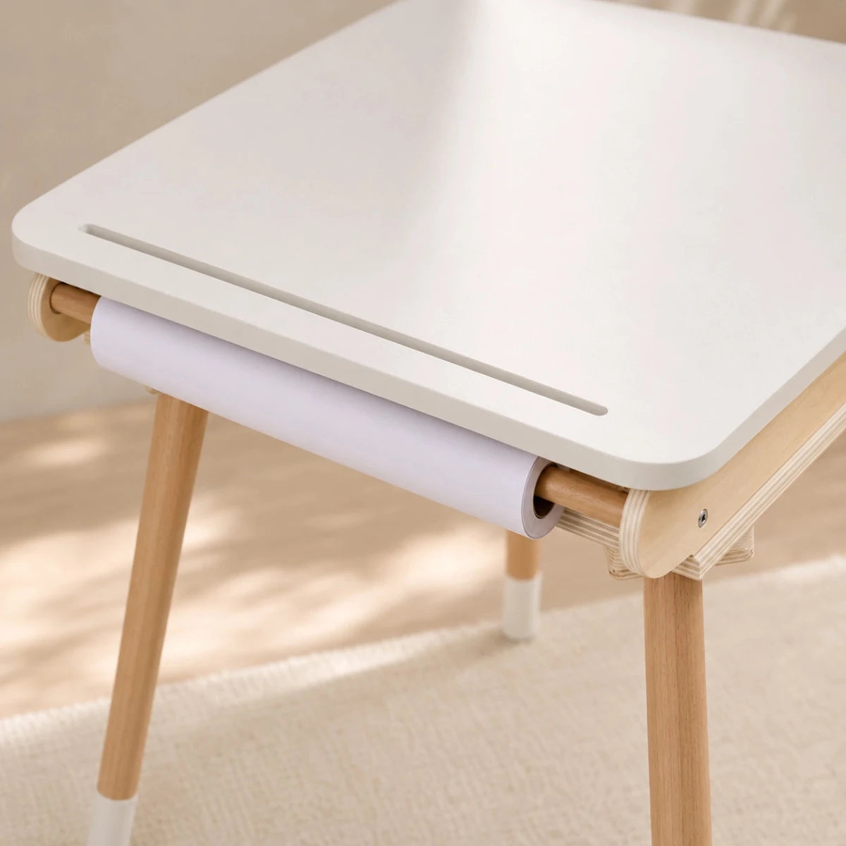 Tekentafel voor Kinderen met Stoeltjes en Opbergruimte – Kindertafel met 2 Stoelen - Baby Doo