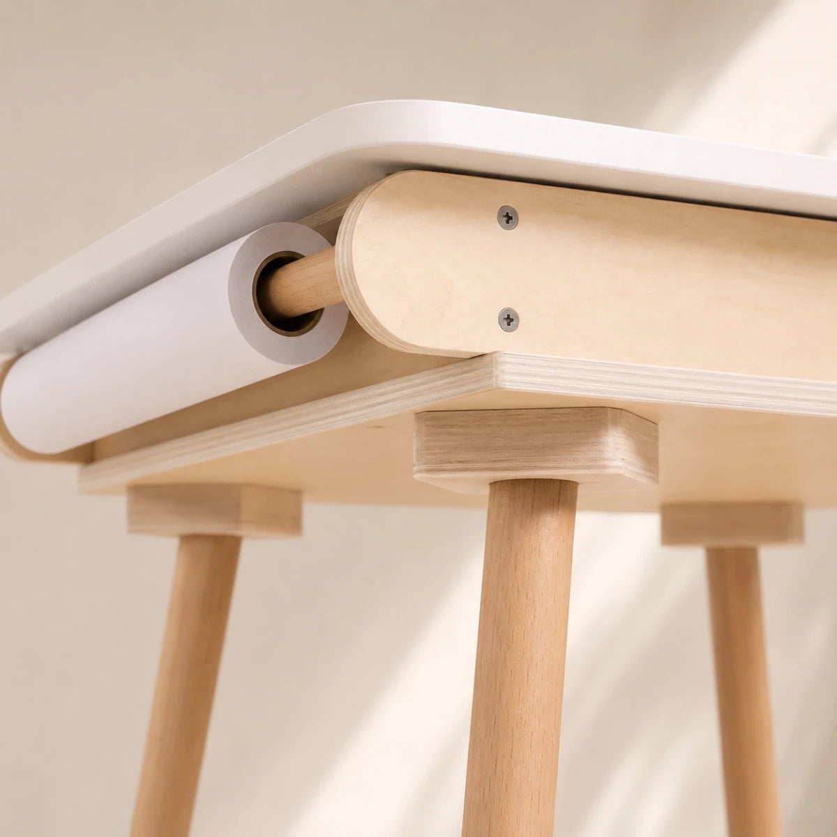Tekentafel voor Kinderen met Stoeltjes en Opbergruimte – Kindertafel met 2 Stoelen - Baby Doo
