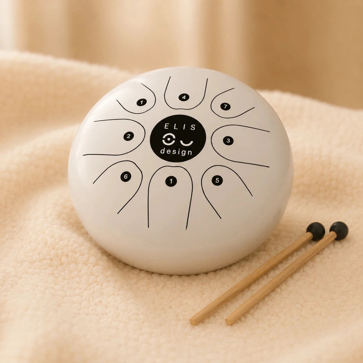 Tongue Drum voor Kinderen met 8 Tonen en Draagtas - Baby Doo