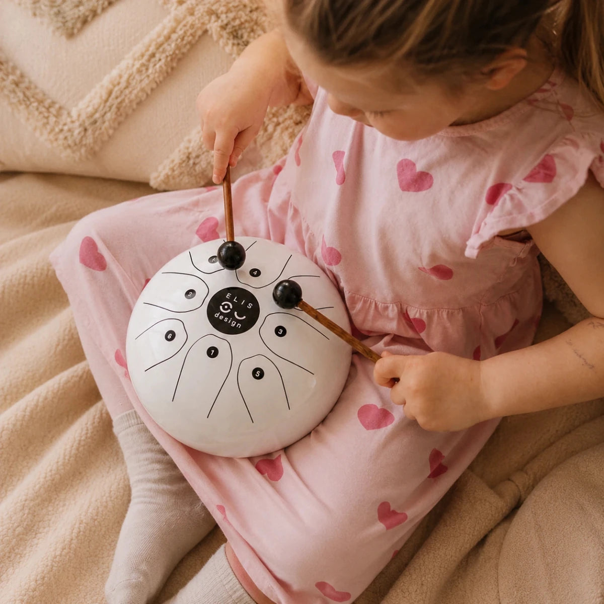 Tongue Drum voor Kinderen met 8 Tonen en Draagtas - Baby Doo