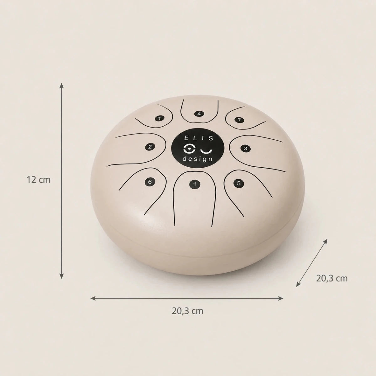 Tongue Drum voor Kinderen met 8 Tonen en Draagtas - Baby Doo