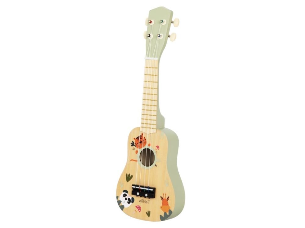 Ukelele Kind | Houten Muziekinstrument | Muziek Speelgoed - Baby Doo