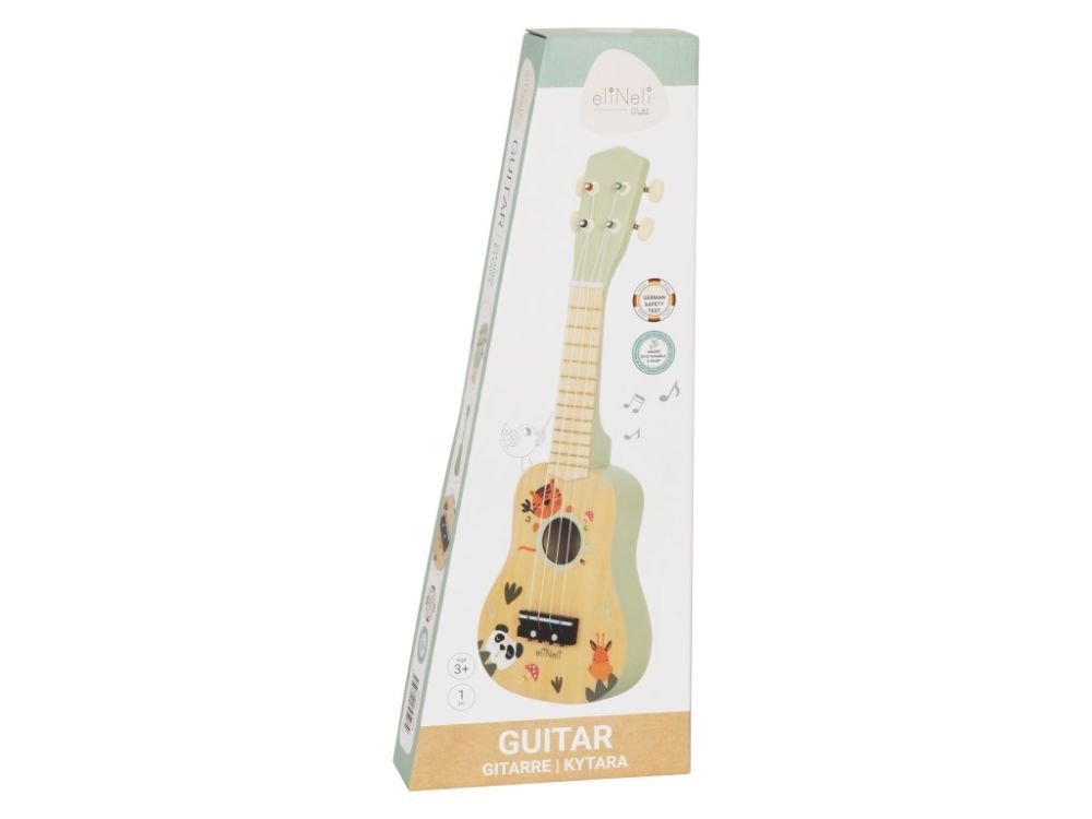 Ukelele Kind | Houten Muziekinstrument | Muziek Speelgoed - Baby Doo