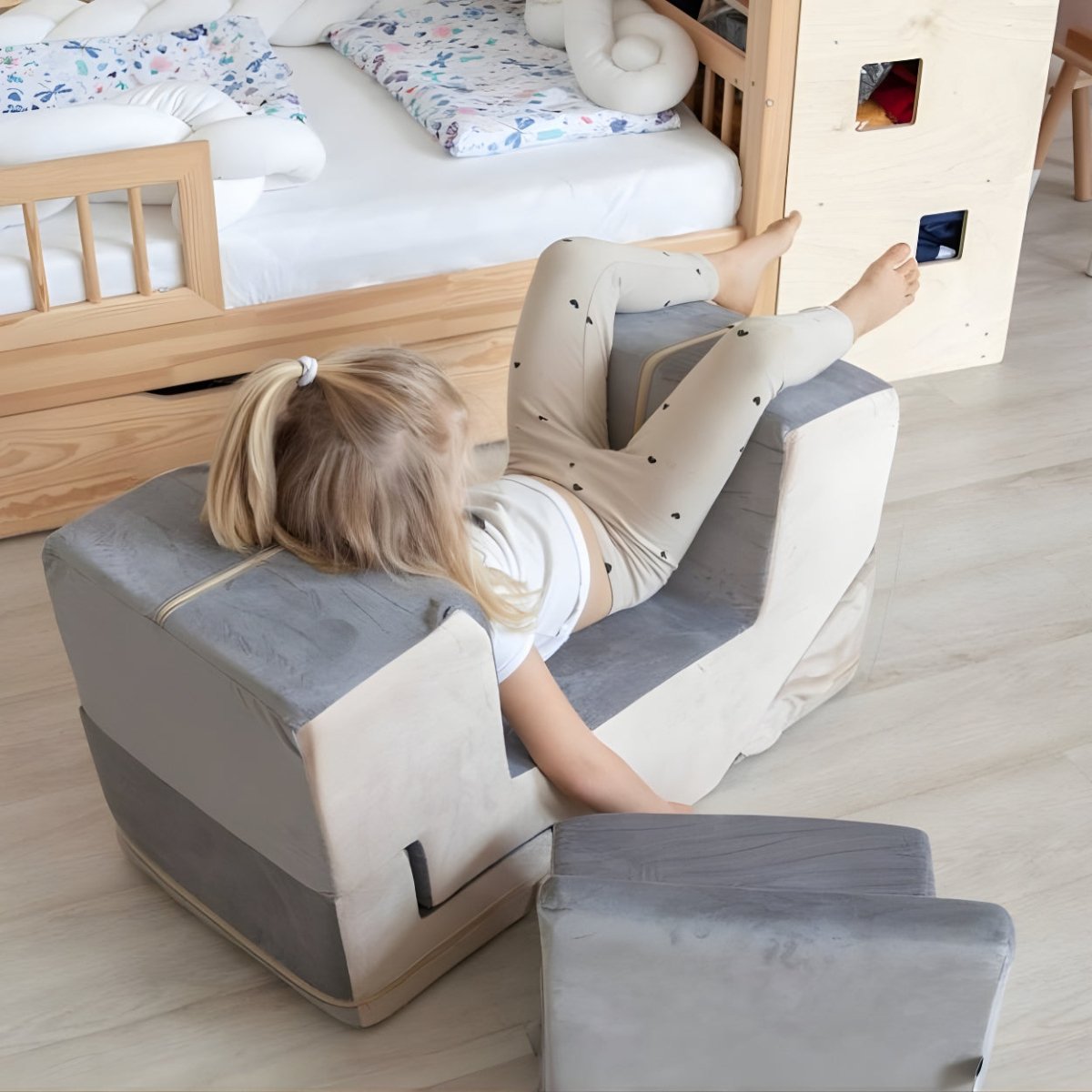 Zachte Foam Speelblokken 5 - Delig | Klimblokken voor Baby & Peuter - Baby Doo