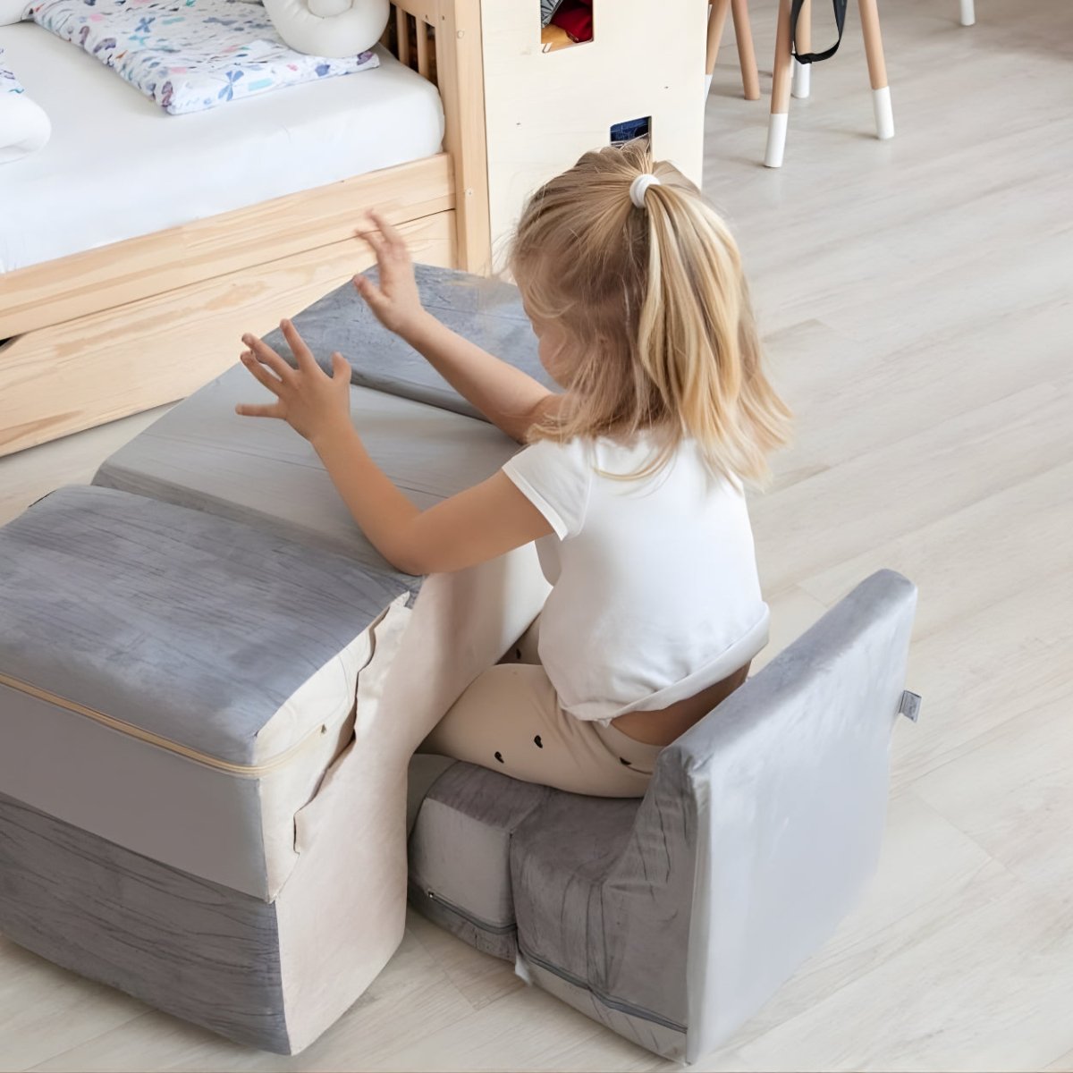 Zachte Foam Speelblokken 5 - Delig | Klimblokken voor Baby & Peuter - Baby Doo